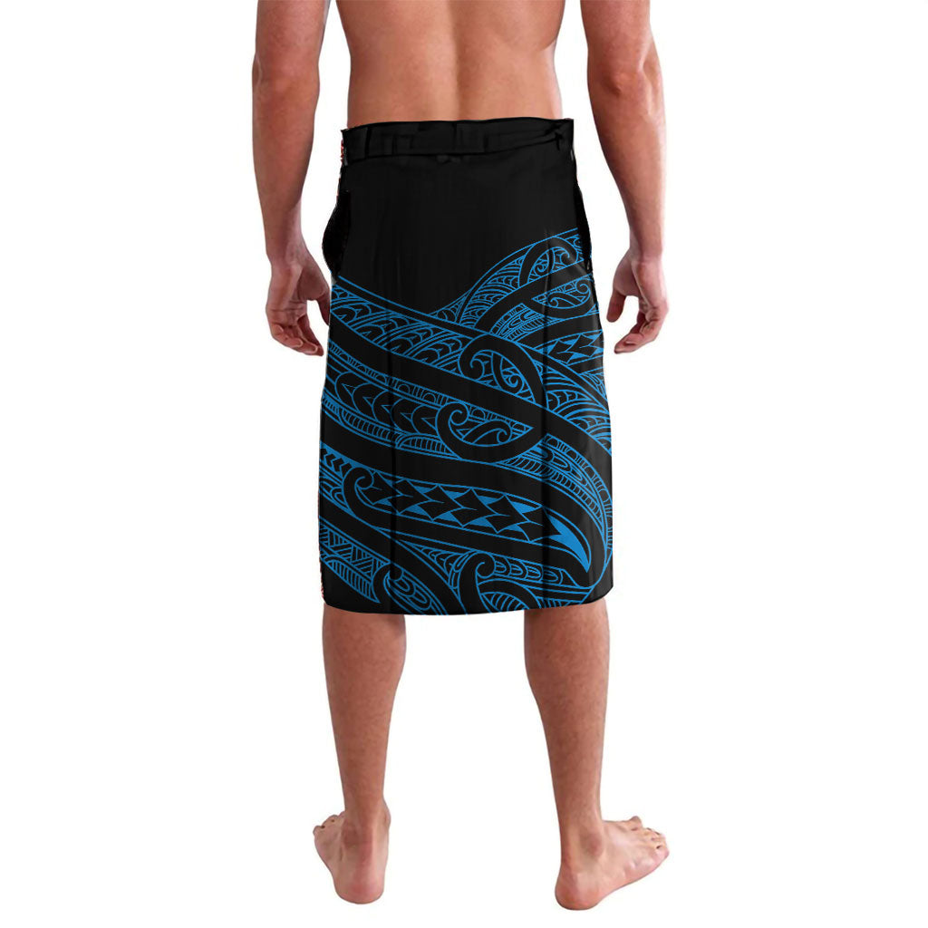 Aotearoa Iwi Ngati Porou Personalised Lavalava NZ Maori Humpback Whale Taniko Motifs LT14 - Polynesian Pride
