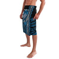 Aotearoa Iwi Ngati Porou Personalised Lavalava NZ Maori Humpback Whale Taniko Motifs LT14 - Polynesian Pride
