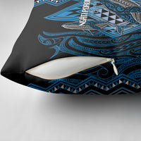 Aotearoa Iwi Ngati Porou Pillow Cover NZ Maori Humpback Whale Taniko Motifs LT14 - Polynesian Pride
