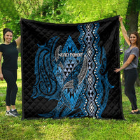 Aotearoa Iwi Ngati Porou Quilt NZ Maori Humpback Whale Taniko Motifs LT14 - Polynesian Pride