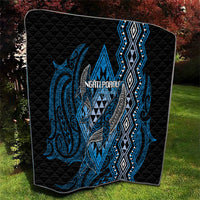 Aotearoa Iwi Ngati Porou Quilt NZ Maori Humpback Whale Taniko Motifs LT14 - Polynesian Pride