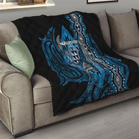 Aotearoa Iwi Ngati Porou Quilt NZ Maori Humpback Whale Taniko Motifs LT14 - Polynesian Pride