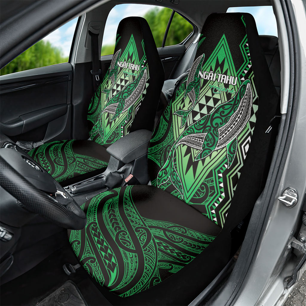 Aotearoa Iwi Ngai Tahu Car Seat Cover NZ Maori Humpback Whale Taniko Motifs LT14 - Polynesian Pride