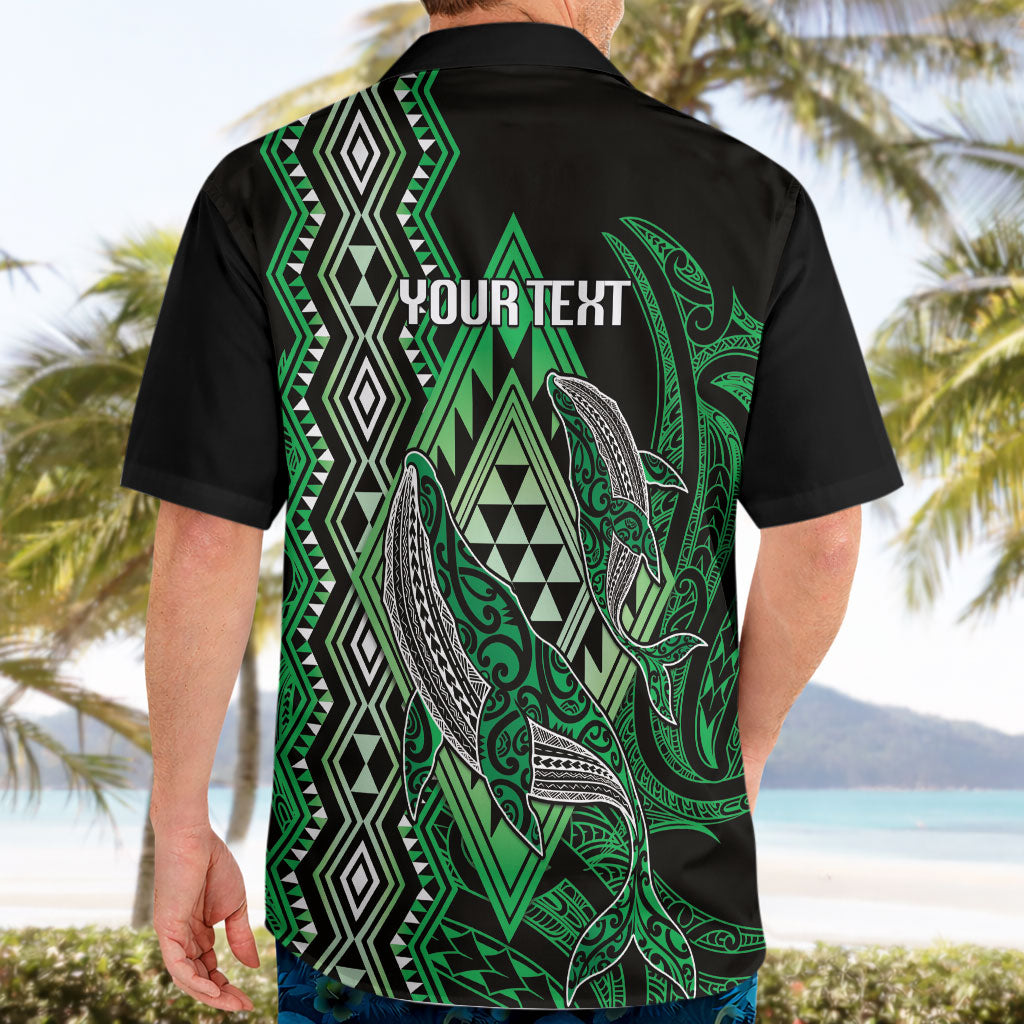 Aotearoa Iwi Ngai Tahu Personalised Hawaiian Shirt NZ Maori Humpback Whale Taniko Motifs LT14 - Polynesian Pride