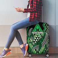 Aotearoa Iwi Ngai Tahu Luggage Cover NZ Maori Humpback Whale Taniko Motifs LT14 - Polynesian Pride