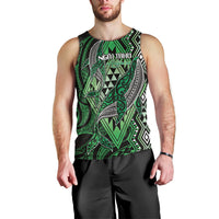 Aotearoa Iwi Ngai Tahu Personalised Men Tank Top NZ Maori Humpback Whale Taniko Motifs LT14 - Polynesian Pride