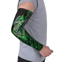 Aotearoa Iwi Ngati Pikiao Personalised Arm Sleeves NZ Maori Humpback Whale Taniko Motifs LT14 - Polynesian Pride