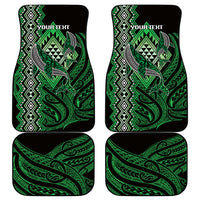 Aotearoa Iwi Ngati Pikiao Personalised Car Mats NZ Maori Humpback Whale Taniko Motifs LT14 - Polynesian Pride