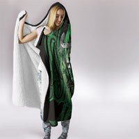 Aotearoa Iwi Ngati Pikiao Hooded Blanket NZ Maori Humpback Whale Taniko Motifs LT14 - Polynesian Pride
