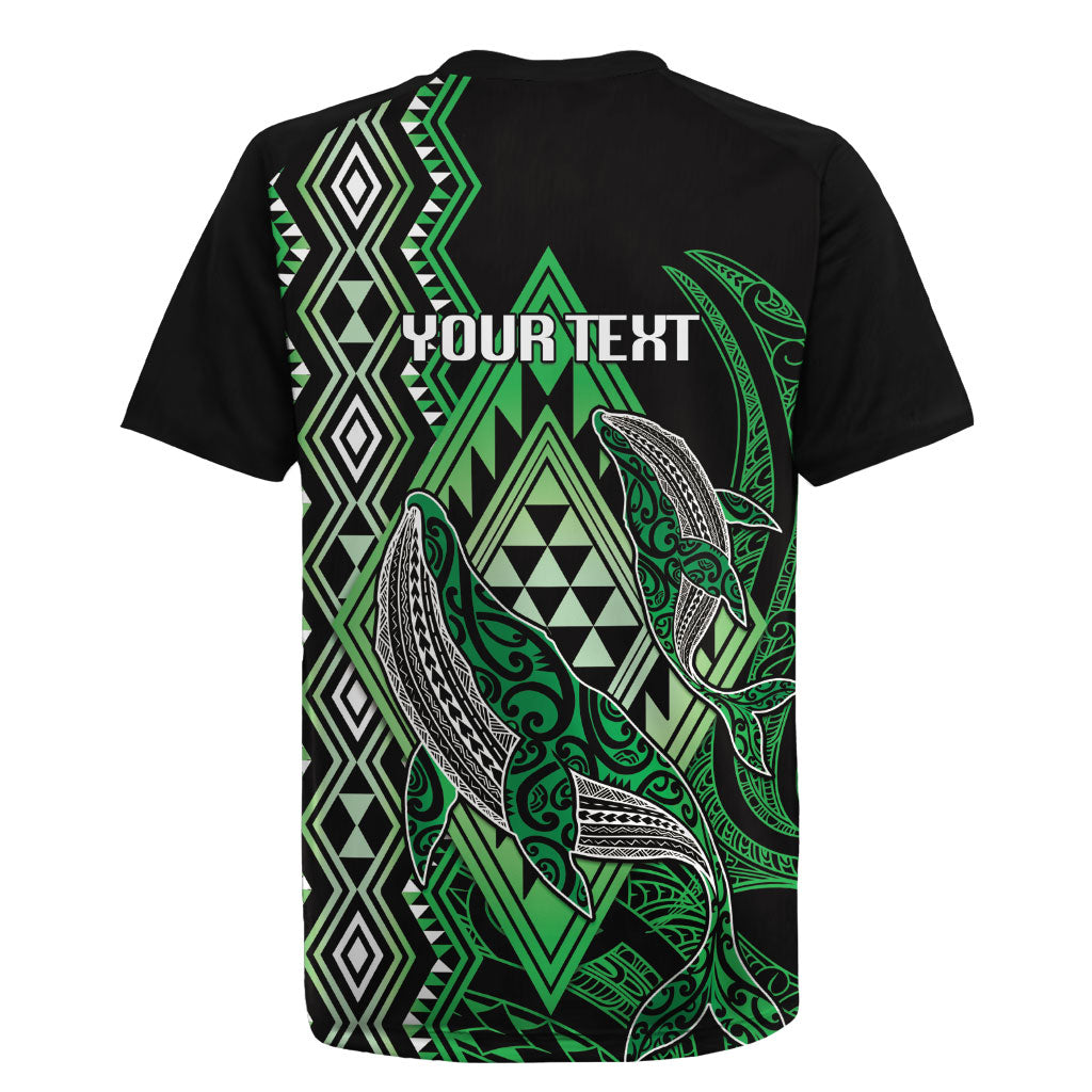 Aotearoa Iwi Ngati Pikiao Personalised Rugby Jersey NZ Maori Humpback Whale Taniko Motifs LT14 - Polynesian Pride