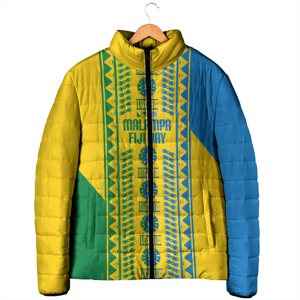 Malampa Fiji Day Padded Jacket 10 October Together We Grow Tapa Motifs