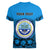 Personalised Yap Constitution Day Women V Neck T Shirt FSM Seal Happy 24 December LT14 - Polynesian Pride