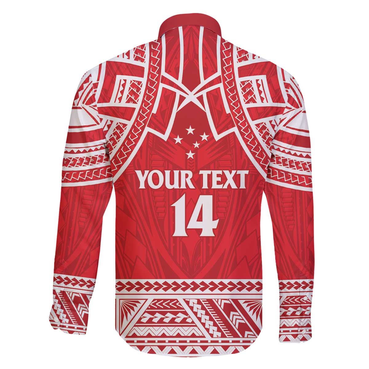 Samoa Rugby Custom Family Matching Off The Shoulder Long Sleeve Dress and Hawaiian Shirt Toa Samoa Pacific Sporty Red LT14 - Polynesian Pride