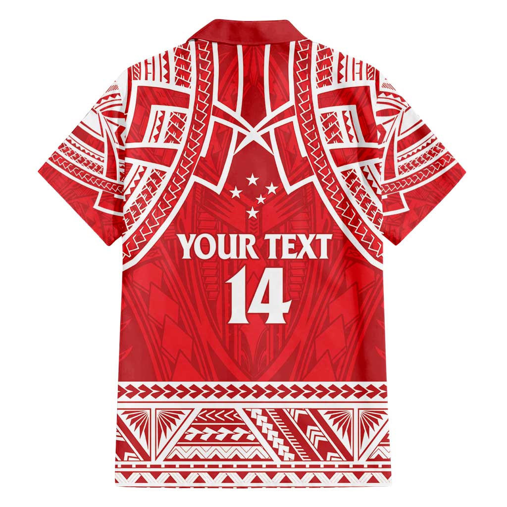 Samoa Rugby Custom Family Matching Summer Maxi Dress and Hawaiian Shirt Toa Samoa Pacific Sporty Red LT14 - Polynesian Pride