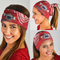 Samoa Rugby Custom Neck Gaiter Toa Samoa Pacific Sporty Red - Polynesian Pride