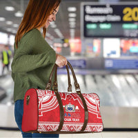 Samoa Rugby Custom Travel Bag Toa Samoa Pacific Sporty Red - Polynesian Pride