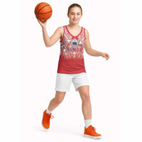 Toa Samoa Rugby Custom Basketball Jersey Samoa mo Samoa Polynesian Pacific Red - Polynesian Pride