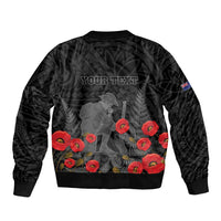 Personalised New Zealand ANZAC Day Bomber Jacket Lest We Forget Soldier Memorial LT15 - Polynesian Pride