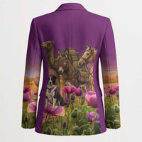 ANZAC Day Blazer Lest We Forget The Animals Of War