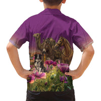 ANZAC Day Hawaiian Shirt Lest We Forget The Animals Of War