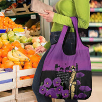 ANZAC Soldier and War Animals Grocery Bag We Will Remember Them