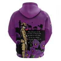 ANZAC Soldier and War Animals Hoodie We Will Remember Them