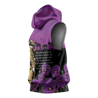 ANZAC Soldier and War Animals Sleeveless Hoodie We Will Remember Them LT15 - Polynesian Pride