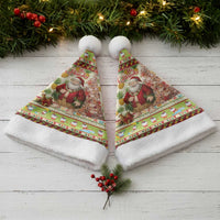 Hawaiian Santa Aloha Pineapple Christmas Santa Hat Mele Kalikimaka - Polynesian Pride