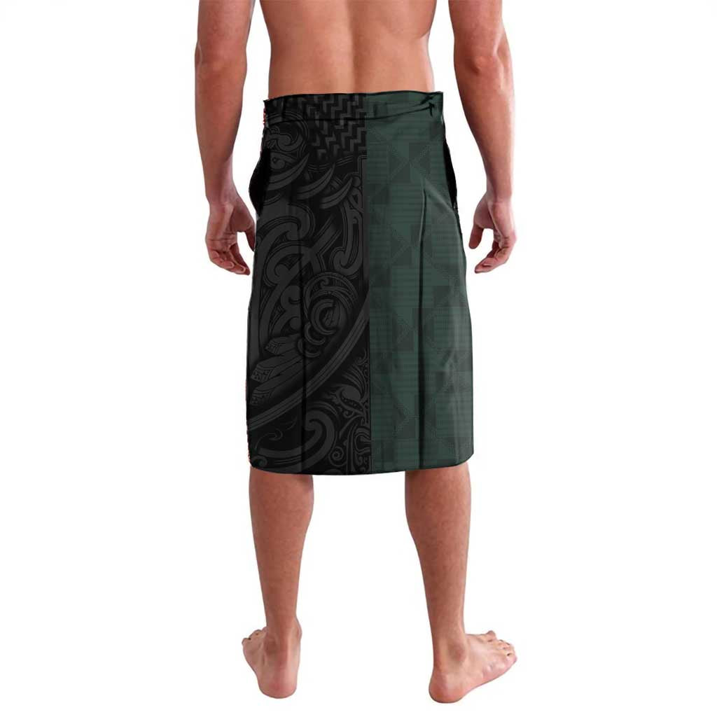 New Zealand and South Africa Rugby Custom Lavalava Silver Fern With Springboks