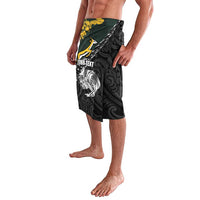 New Zealand and South Africa Rugby Personalised Lavalava Maori Kiwi With Springboks LT15 - Polynesian Pride