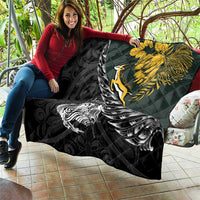 New Zealand and South Africa Rugby Quilt Maori Kiwi With Springboks LT15 - Polynesian Pride