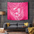 New Zealand Silver Fern Rugby Custom Tapestry Maori Tiki Pink Version