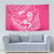 New Zealand Silver Fern Rugby Custom Tapestry Maori Tiki Pink Version