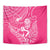 New Zealand Silver Fern Rugby Custom Tapestry Maori Tiki Pink Version