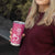 New Zealand Silver Fern Rugby Custom Tumbler Cup Maori Tiki Pink Version