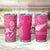 New Zealand Silver Fern Rugby Custom Tumbler Cup Maori Tiki Pink Version