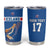Iceland Basketball Custom Tumbler Cup Blue Style