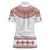 Bulgarian Embroidery Style Seamless Pattern Women Polo Shirt