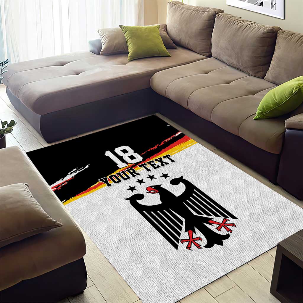 Custom Germany Football Area Rug Come On DFB-Team