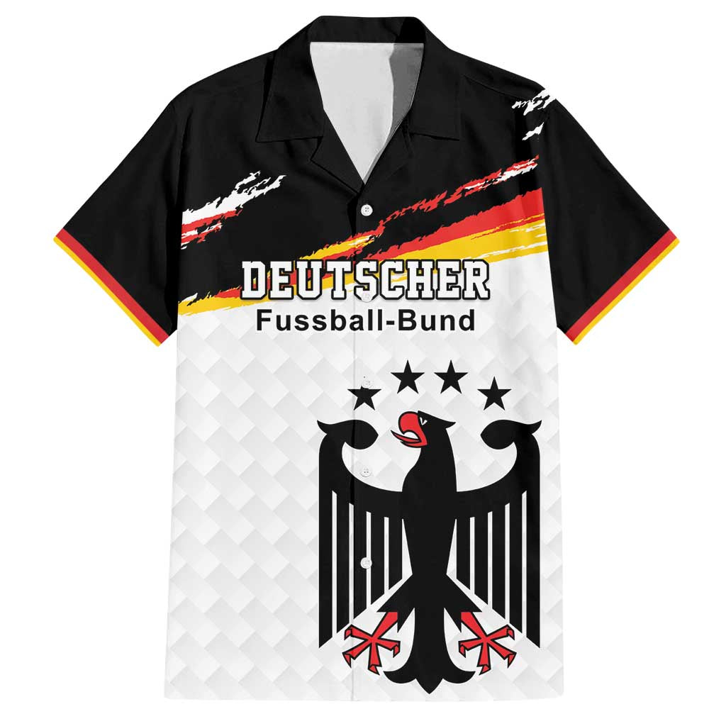 Custom Germany Football Family Matching Long Sleeve Bodycon Dress and Hawaiian Shirt Come On DFB-Team