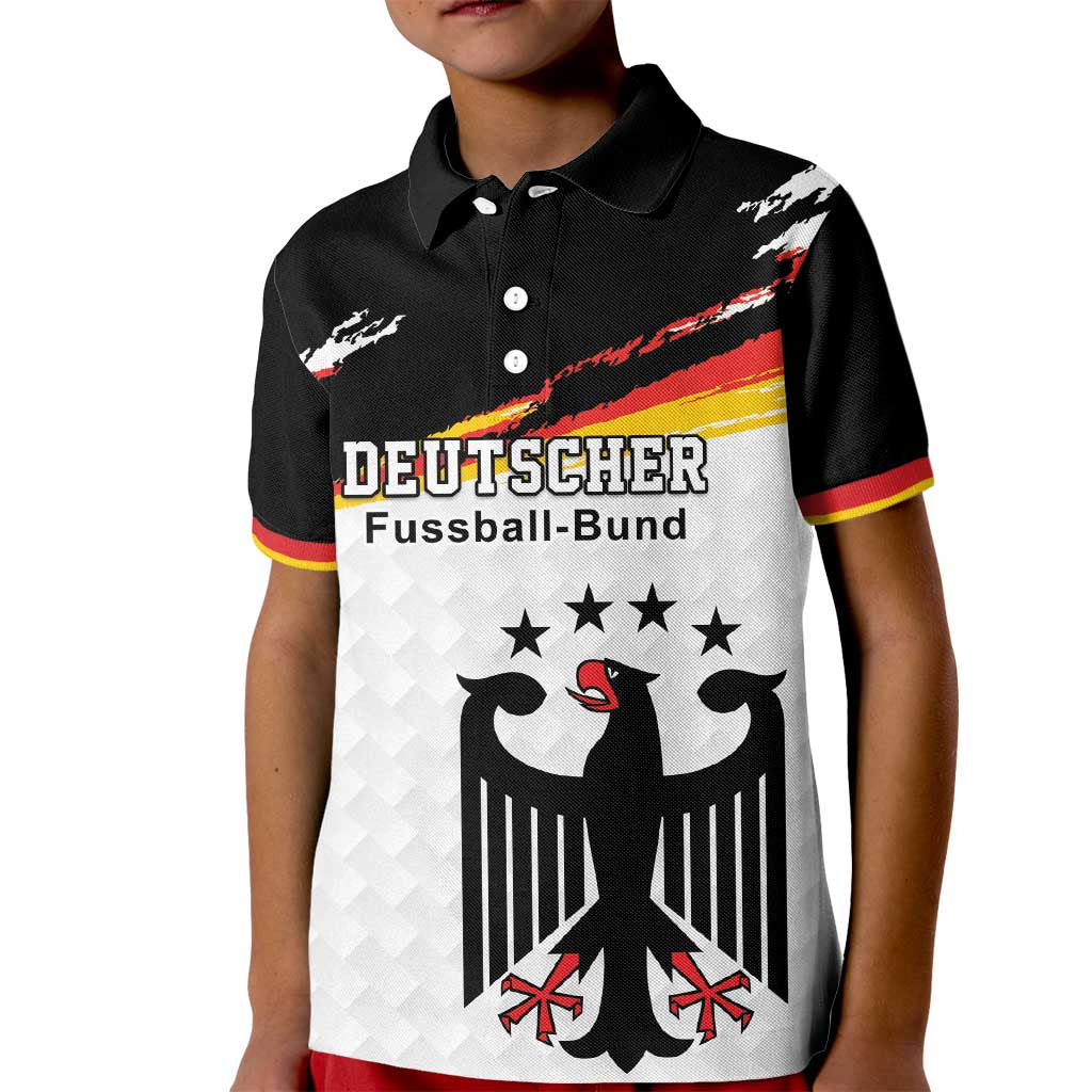 Custom Germany Football Kid Polo Shirt Come On DFB-Team