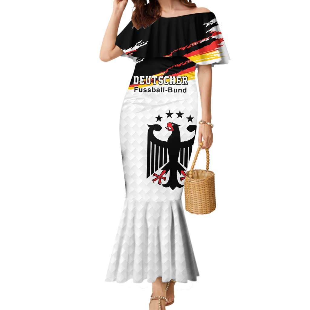 Custom Germany Football Mermaid Dress Come On DFB-Team