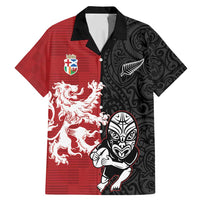 Custom British Lions New Zealand Family Matching Mermaid Dress and Hawaiian Shirt Unique Style - Polynesian Pride