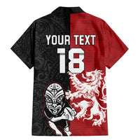 Custom British Lions New Zealand Family Matching Mermaid Dress and Hawaiian Shirt Unique Style - Polynesian Pride