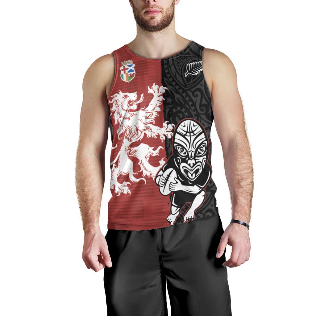 Custom British Lions New Zealand Men Tank Top Unique Style - Polynesian Pride