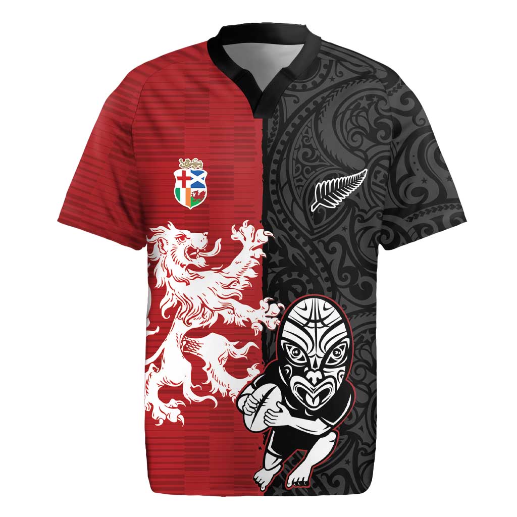 Custom British Lions New Zealand Rugby Jersey Unique Style - Polynesian Pride