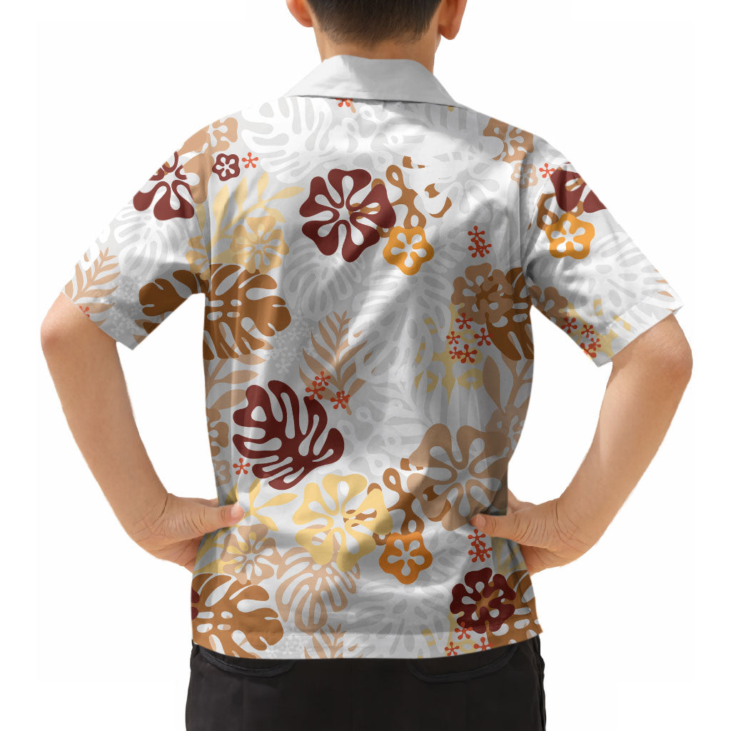 Brown Aloha Hawaiian Hawaiian Shirt Monstera Hibiscus Tropical Pattern LT19 - Polynesian Pride