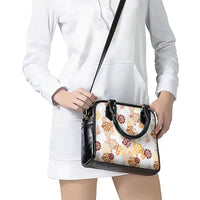 Brown Aloha Hawaiian Shoulder Handbag Monstera Hibiscus Tropical Pattern LT19 - Polynesian Pride