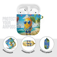 Funny Hawaii Mango AirPods Case Tropical Summer Beach Mascot Vacation LT19 - Polynesian Pride