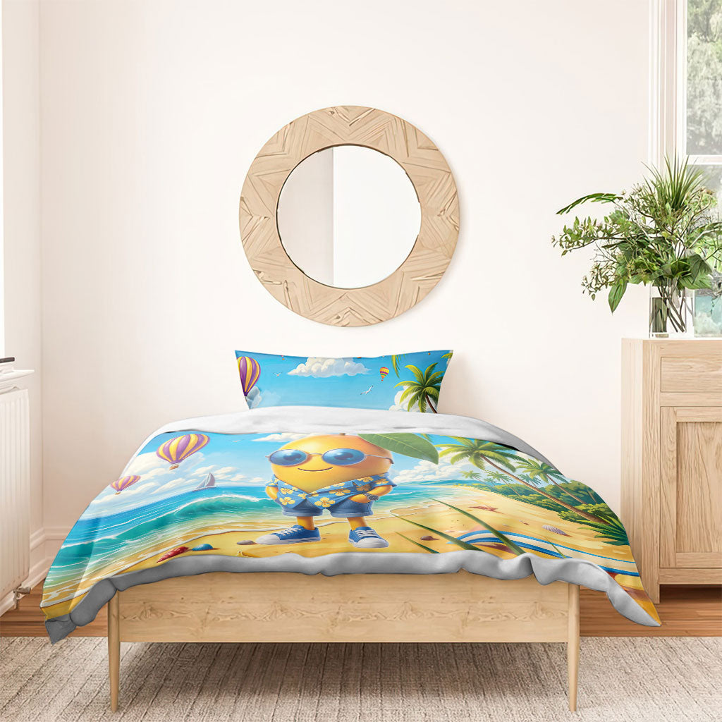 Funny Hawaii Mango Bedding Set Tropical Summer Beach Mascot Vacation LT19 - Polynesian Pride